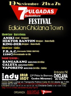 7 Pulgadas Radio Show Festival en Cadiz