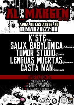 Al Margen Rap Fest. en Salamanca