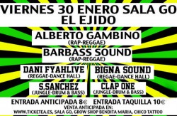 Alberto Gambino, Barbass Sound, Dani Fyahlive, Bigna sound y más en El Ejido