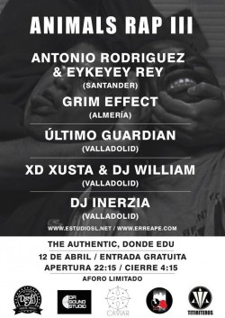 Animals Rap III en Valladolid