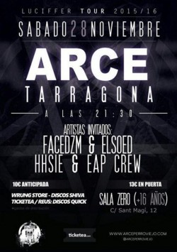 Arce - Luciffer tour en Tarragona