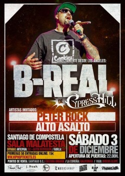 B-Real of Cypress Hill & Prophets of Rage en Santiago De Compostela