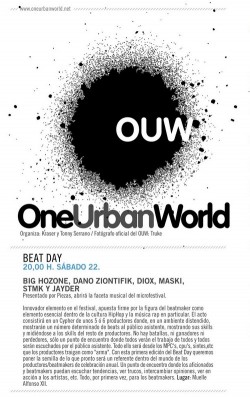Beat Day en One Urban World (Cartagena) en Cartagena