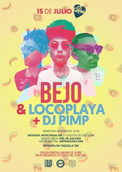 Bejo, Locoplaya y Dj Pimp en Palma De Mallorca