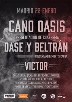 Cano Oasis, Dase, Beltrán y Victor en Madrid