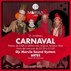 Carnaval Marula Café en Madrid