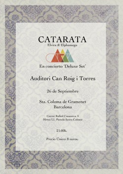 Catarata presenta disco en Santa Coloma De Gramanet
