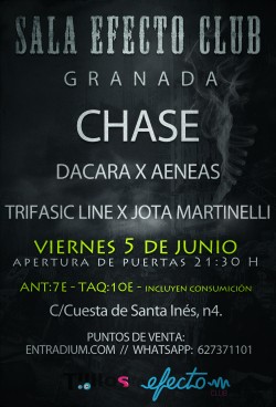 Chase, Dacara, Aeneas, Trifasic line y más en Granada