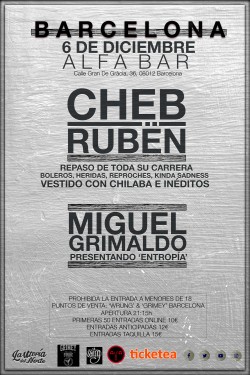 Cheb Rubën - 2ª Fecha en Barcelona