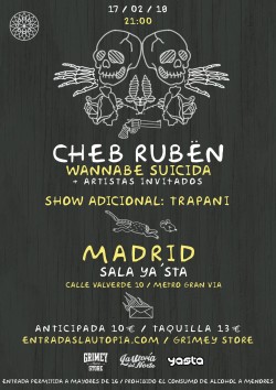 Cheb Rubën presenta "Wannabe suicida" en Madrid
