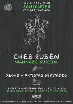 Cheb Rubën presenta "Wannabe suicida" en Santander
