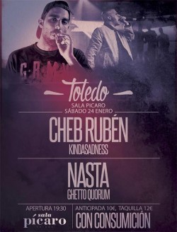 Cheb Rubën y Nasta en Toledo