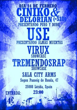 Ciniko, Delorian, Use, Virux y más en Lleida