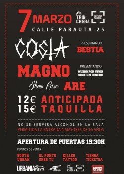 Costa, Magno y Are en Málaga
