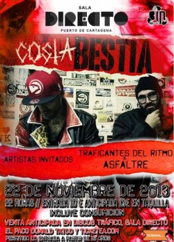 Costa presenta "Bestia" en Cartagena