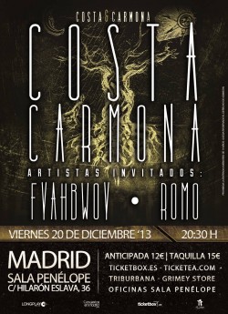 Costa y Carmona presentan "Bajo suelo" en Madrid