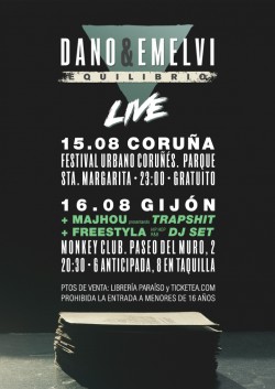 Dano & Emelvi presentan "Equilibrio" en A Coruña