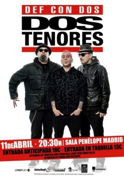 Def con dos presenta "Dos tenores" en Madrid