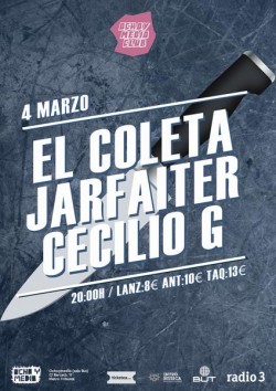 El Coleta, Jarfaiter y Cecilio-G en Madrid