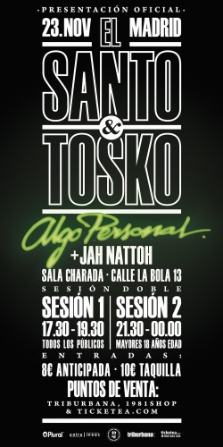 El Santo & Tosko presentan "Algo personal" en Madrid