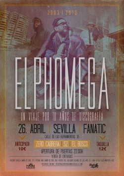 Elphomega - Un viaje por 10 años de discografía en Sevilla