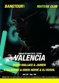 Erick Hervé, N bajozero, Duddi Wallace, DJ Rosvil y más en Valencia