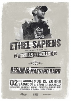 Ethel Sapiens presenta "Skulls & Skills" en Zaragoza