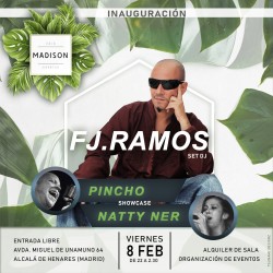 FJ Ramos, Pincho y Natty Ner en Alcalá De Henares