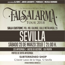 Falsalarma gira "La memoria de mis pasos" en Sevilla
