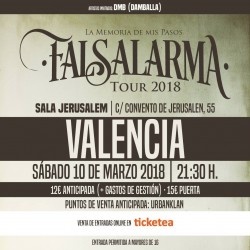 Falsalarma gira "La memoria de mis pasos" en Valencia