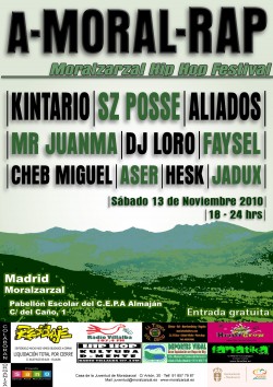 Festival A-moral-rap en Madrid en Moralzarzal