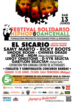 Festival solidario Hip Hop & Dancehall en Málaga