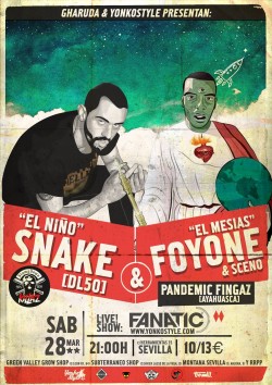 Foyone y El Niño Snake en Sevilla