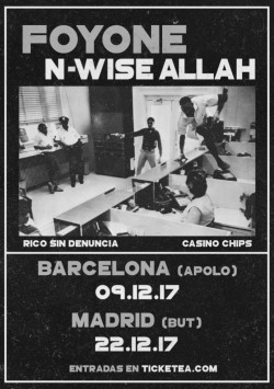 Foyone y N-Wise Allah en Barcelona