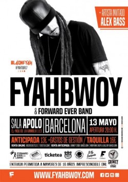 Fyahbwoy y Forward ever band en Barcelona