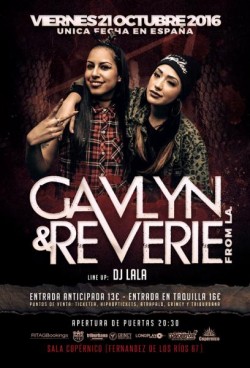 Gavlyn, Reverie y Dj lara en Madrid