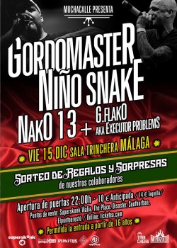 Gordo Master & El Niño Snake en Málaga