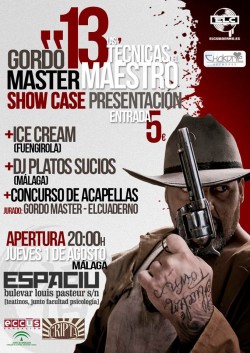 Gordo Master Show Case nuevo disco en Málaga