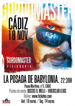 Gordo Master presenta "Visionario" en Cádiz