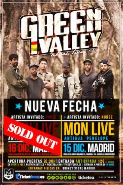Green Valley - Segunda Fecha en Madrid