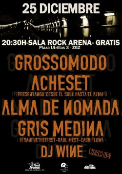 Grossomodo en concierto en Rock Arena (ZGZ) en Zaragoza