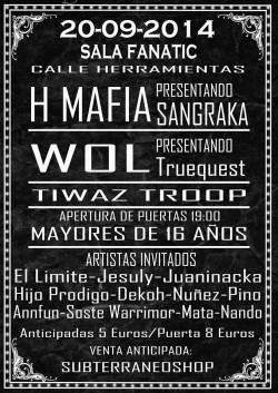 H-Mafia, Wol, Dj Zeth, Alx y más en Sevilla