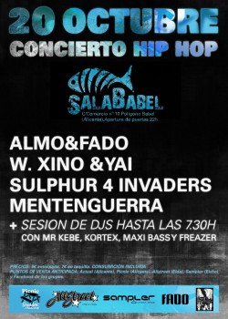 Hip Hop en Sala Babel (Alicante) en Alicante