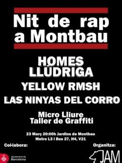 Homes Llúdriga, Yellow RMSH y Las Ninyas del Corro en Barcelona