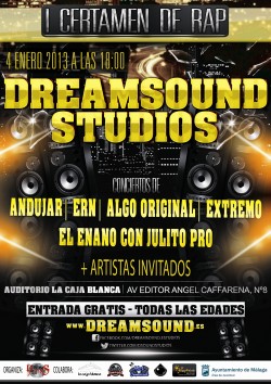 I Certamen de RAP DreamSound Studios en Málaga
