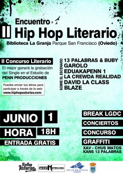 II Encuentro Hiphop Literario en Oviedo
