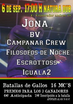 Jona, BV, Campanar Crew, Filosofos de noche y más en Valencia