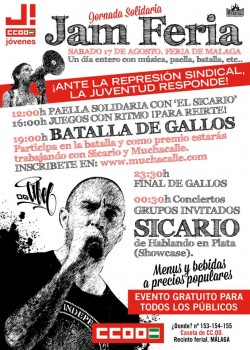 Jornada Solidaria Jam Feria en Málaga