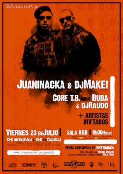 Juaninacka en concierto en KGB (Barcelona) en Barcelona