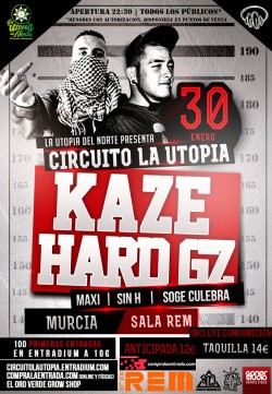 Kaze y Hard GZ en Murcia